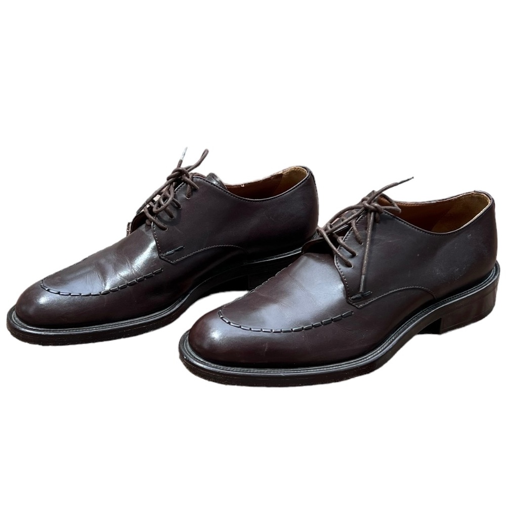 PAL ZILERI Men's Dark Brown Lace Up Oxford Dress Shoes ~ Size 8